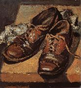 Old shoes Grant Wood
